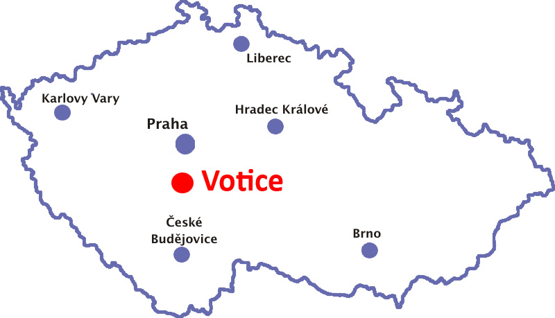mapa votice
